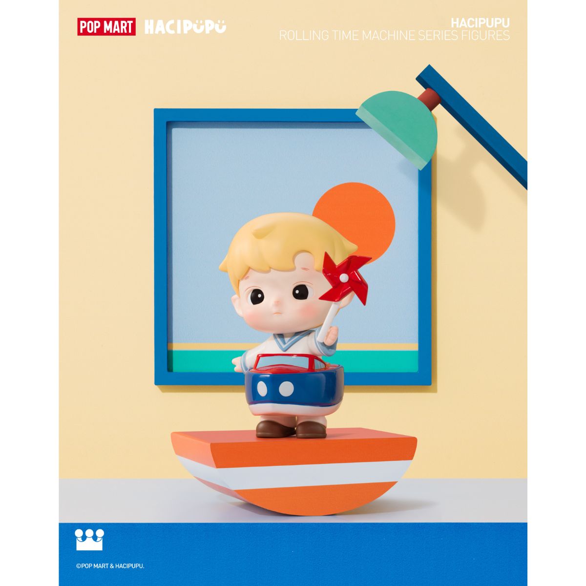 Đồ Chơi Mô Hình Hacipupu Rolling Time Machine Series Figures POP MART 6931571099190