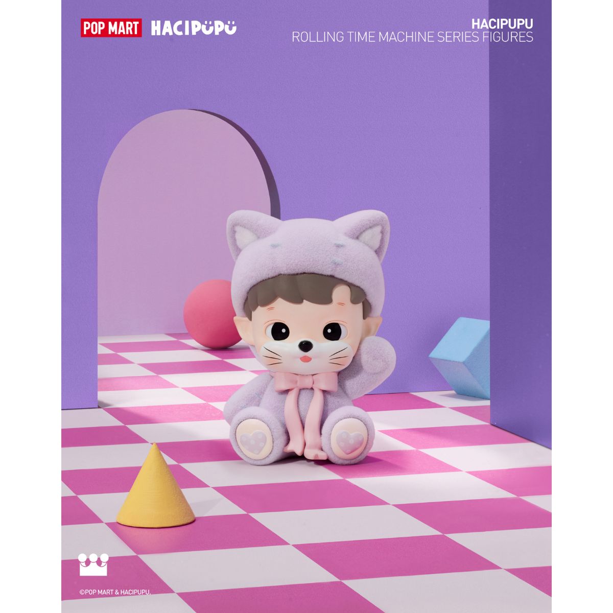 Đồ Chơi Mô Hình Hacipupu Rolling Time Machine Series Figures POP MART 6931571099190