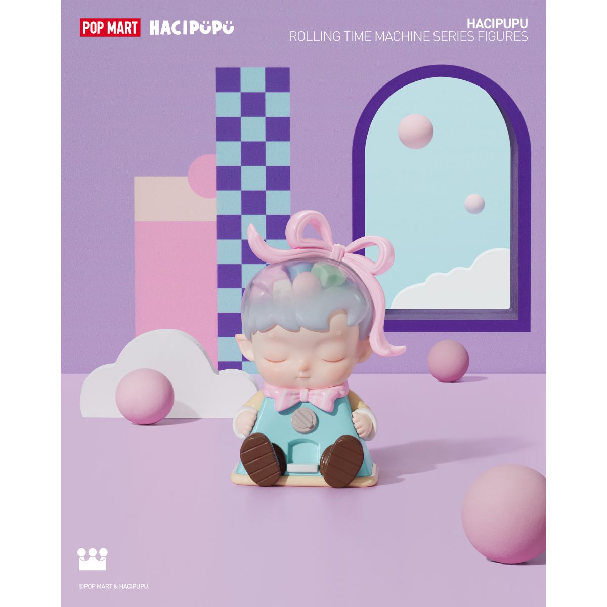 Đồ Chơi Mô Hình Hacipupu Rolling Time Machine Series Figures POP MART 6931571099190
