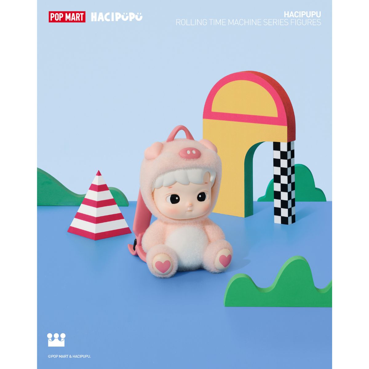 Đồ Chơi Mô Hình Hacipupu Rolling Time Machine Series Figures POP MART 6931571099190