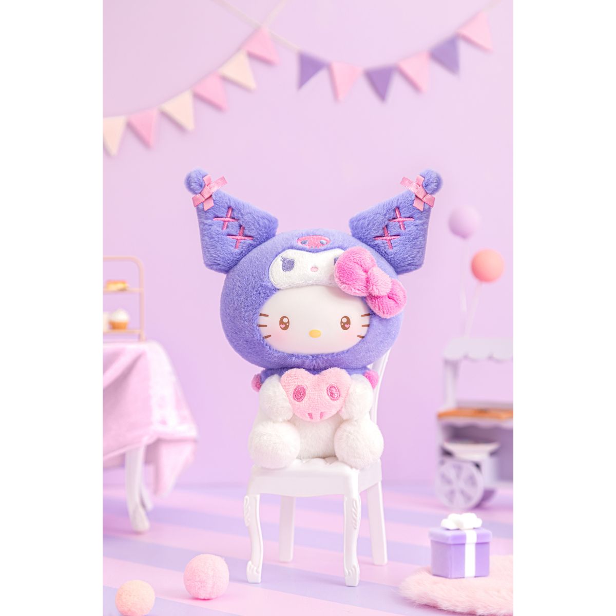 Mô Hình Đồ Chơi Hello Kitty And Friends Kuromi Party Series Plush TOP TOY 2304177110103