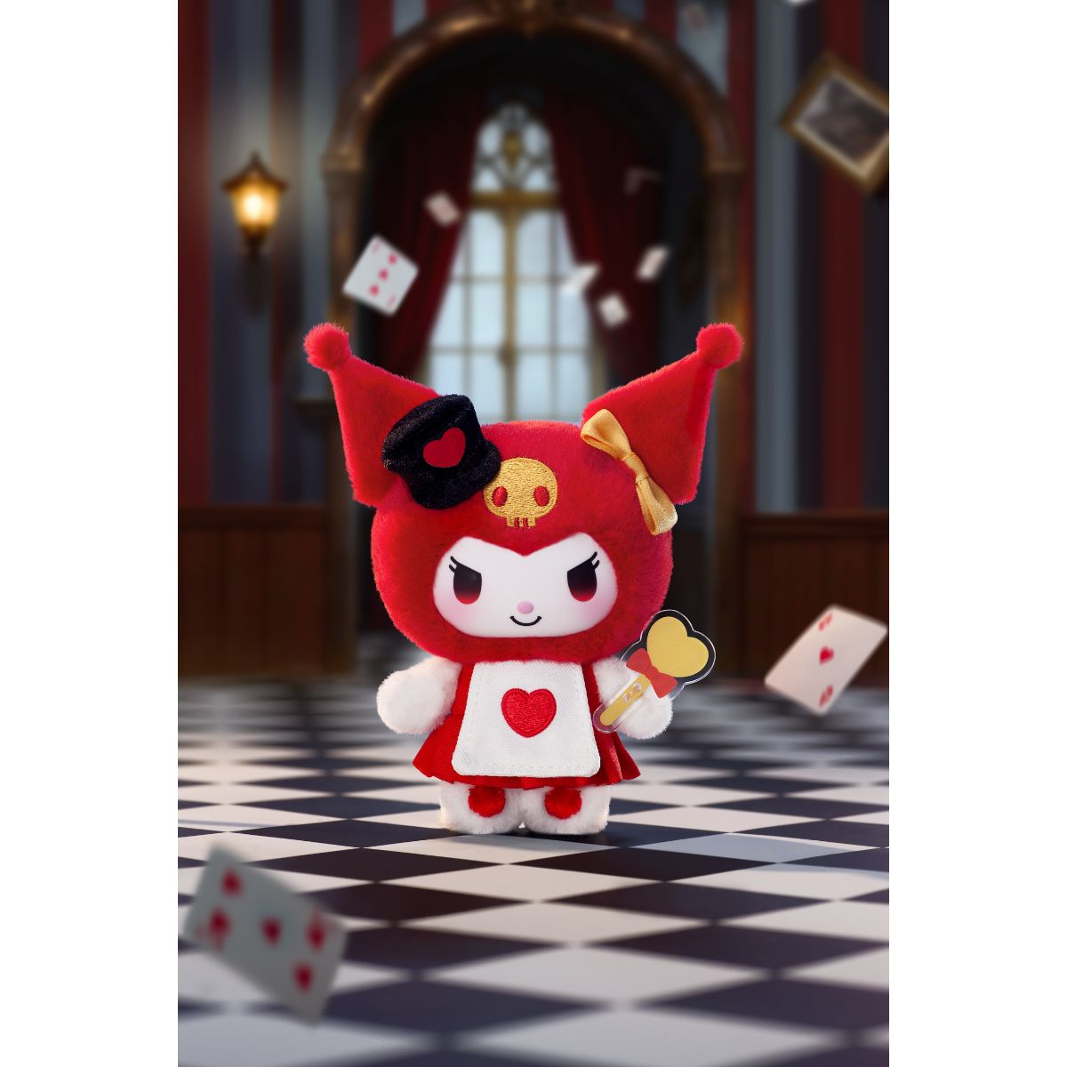 Mô Hình  Đồ Chơi Kuromi Poker Kingdom Series Plush Pendant Blind Box TOP TOY 2304094310105