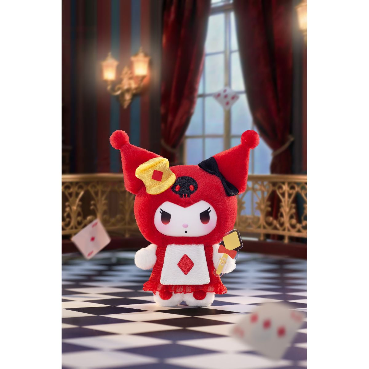 Mô Hình  Đồ Chơi Kuromi Poker Kingdom Series Plush Pendant Blind Box TOP TOY 2304094310105