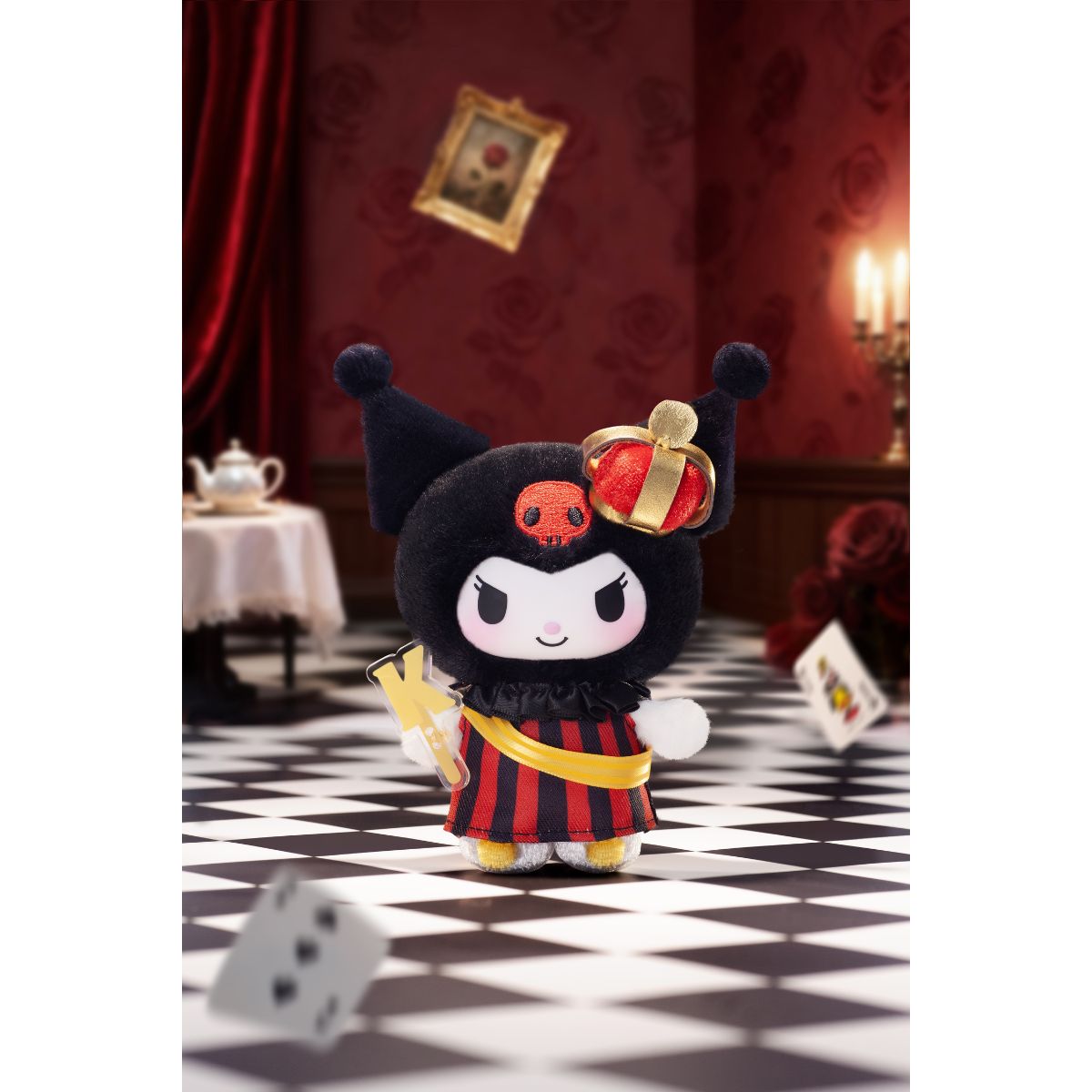 Mô Hình  Đồ Chơi Kuromi Poker Kingdom Series Plush Pendant Blind Box TOP TOY 2304094310105