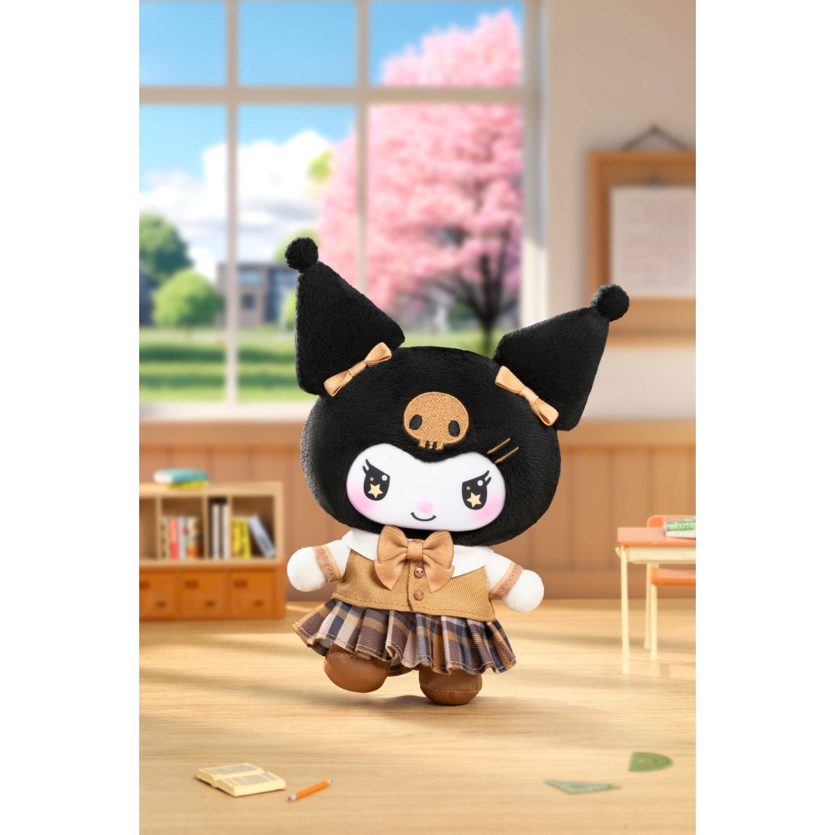 Đồ Chơi Mô Hình Kuromi School Life Series Plush Pendant Blind Box TOP TOY 2303566610101