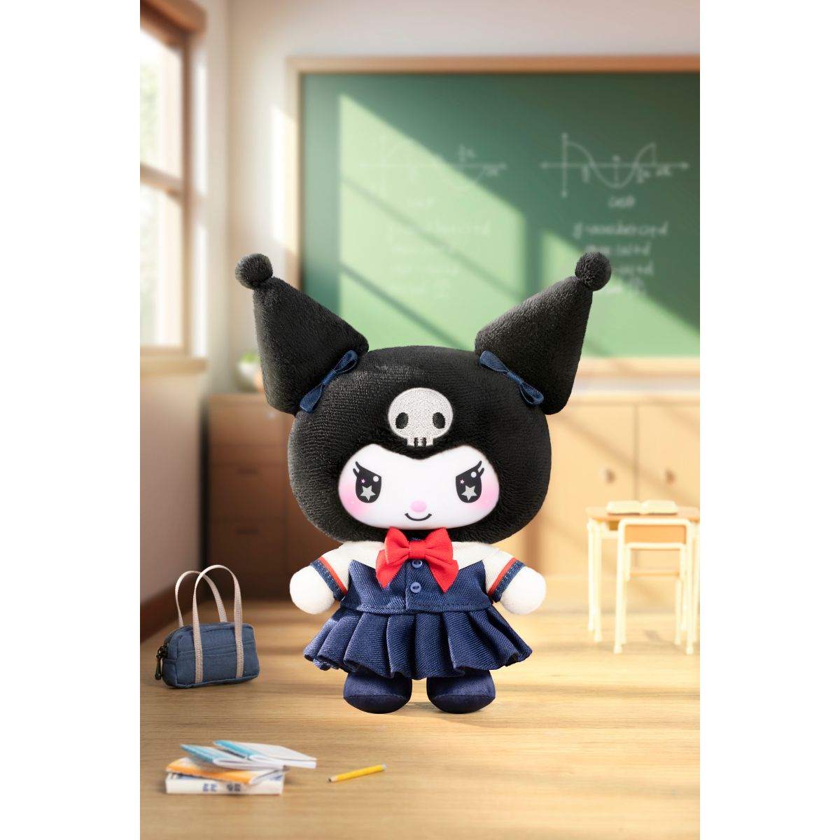 Đồ Chơi Mô Hình Kuromi School Life Series Plush Pendant Blind Box TOP TOY 2303566610101