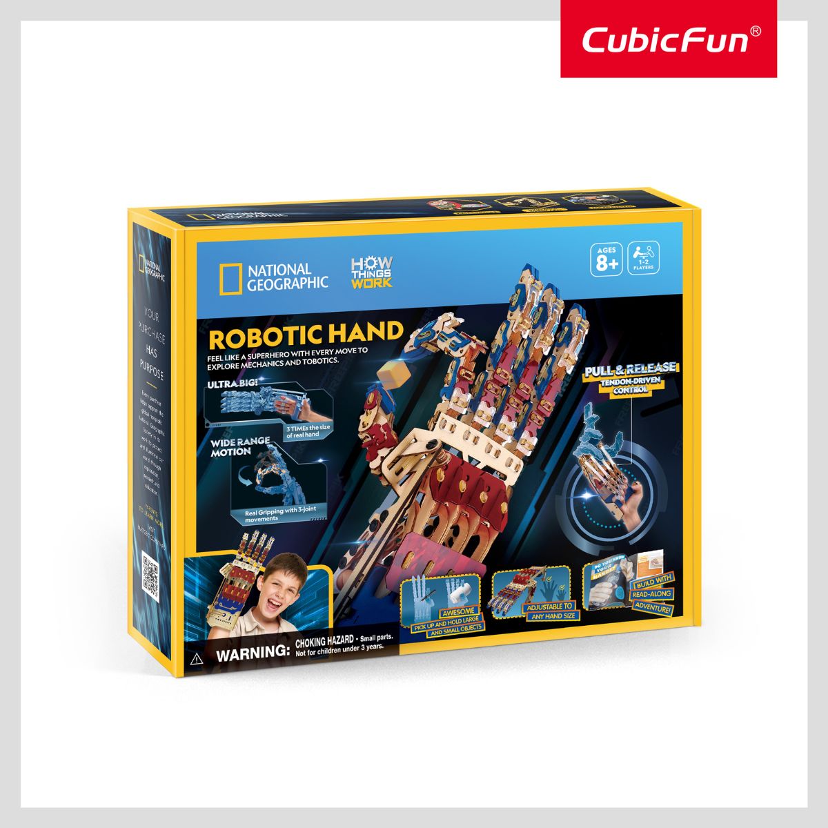 Mô Hình Lắp Ráp Bàn Tay Robot Nat Geo STEAM DS1133h