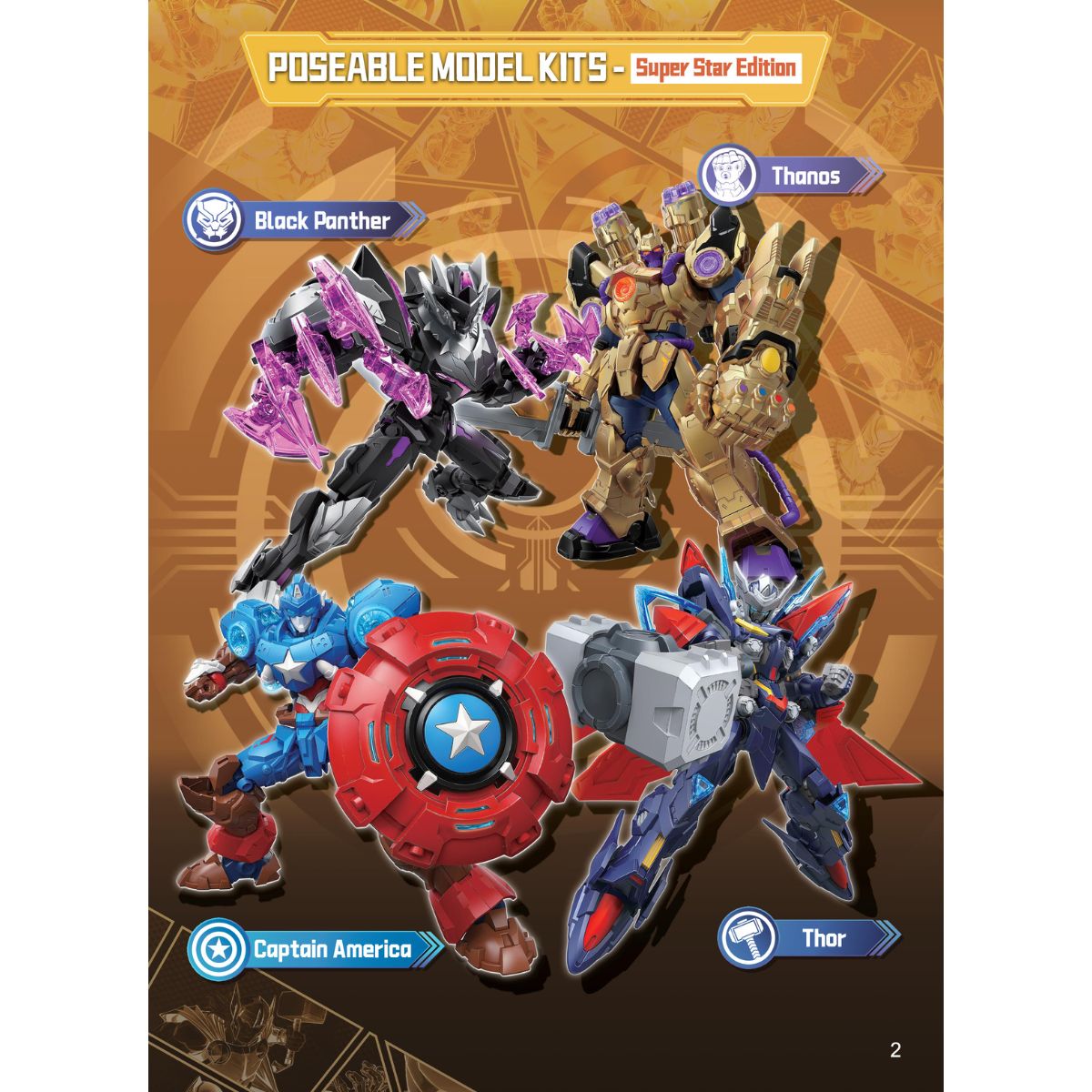 Đồ Chơi Mô Hình Lắp Ráp Marvel Mecha Thanos KEEPPLAY 73054