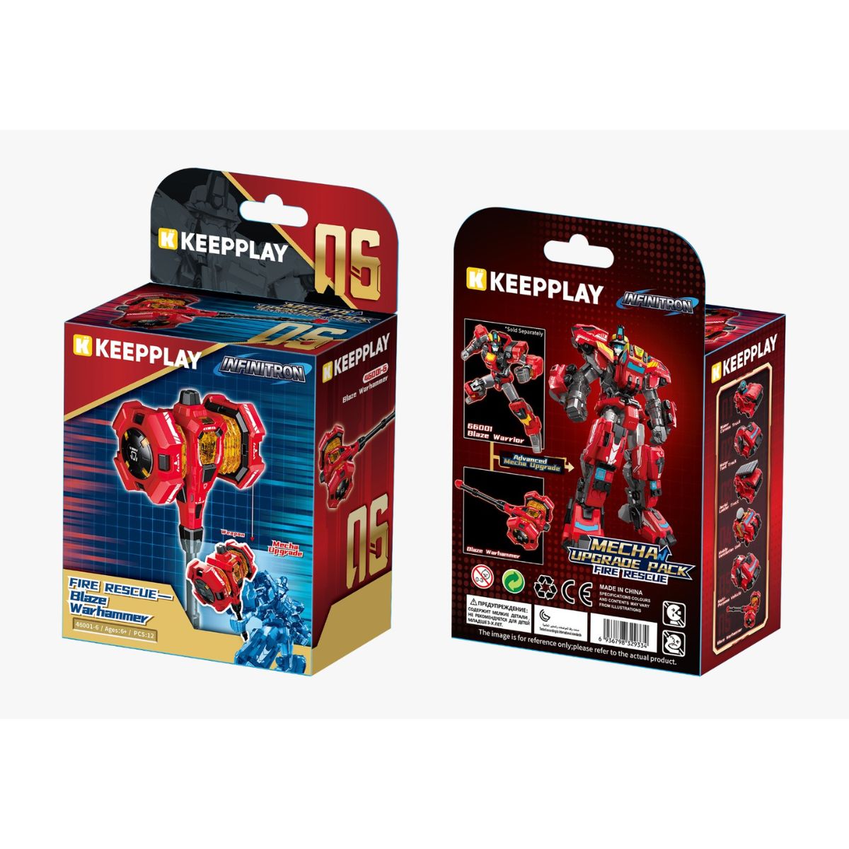 Đồ Chơi Mô Hình Lắp Ráp Trang Bị Infinite Warrior - Cứu Hỏa KEEPPLAY 46001