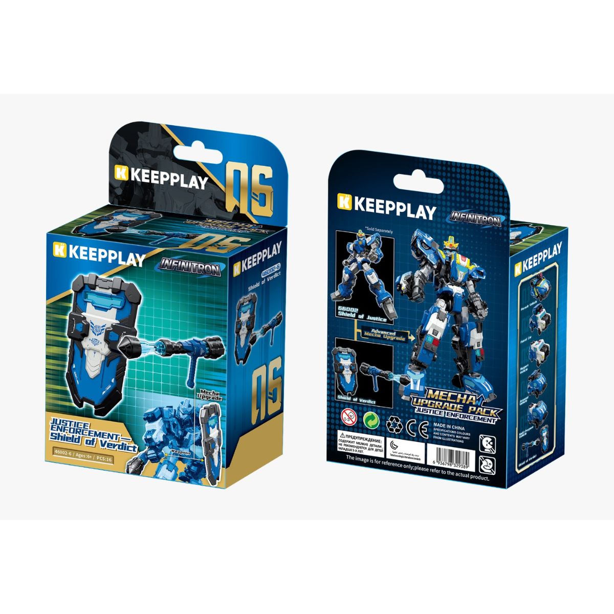 Đồ Chơi Mô Hình Lắp Ráp Trang Bị Infinite Warrior - Thực Thi Công Lý KEEPPLAY 46002