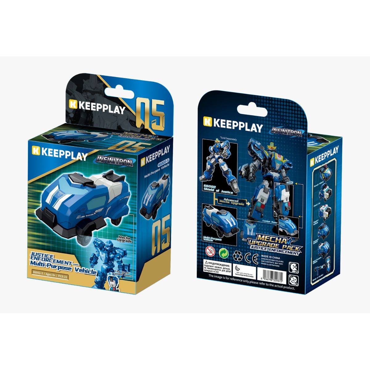 Đồ Chơi Mô Hình Lắp Ráp Trang Bị Infinite Warrior - Thực Thi Công Lý KEEPPLAY 46002