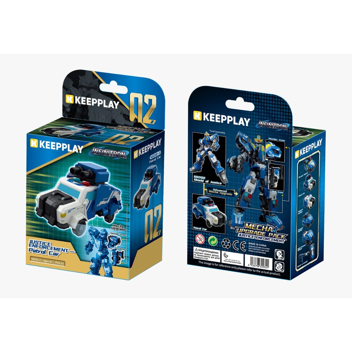Đồ Chơi Mô Hình Lắp Ráp Trang Bị Infinite Warrior - Thực Thi Công Lý KEEPPLAY 46002