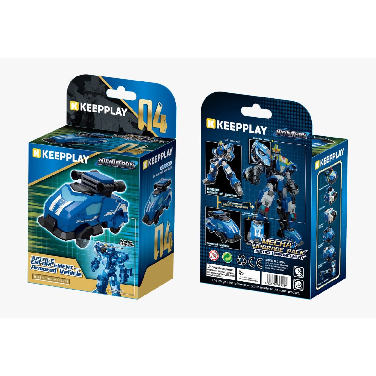 Đồ Chơi Mô Hình Lắp Ráp Trang Bị Infinite Warrior - Thực Thi Công Lý KEEPPLAY 46002