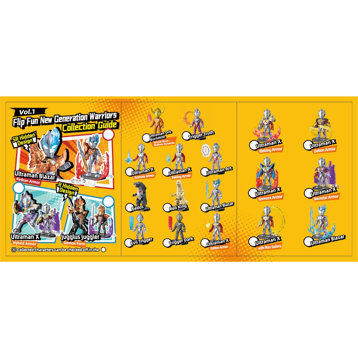 Đồ Chơi Mô Hình Lắp Ráp Ultraman Flip Fun Prize Vol 1 KEEPPLAY KPL75113