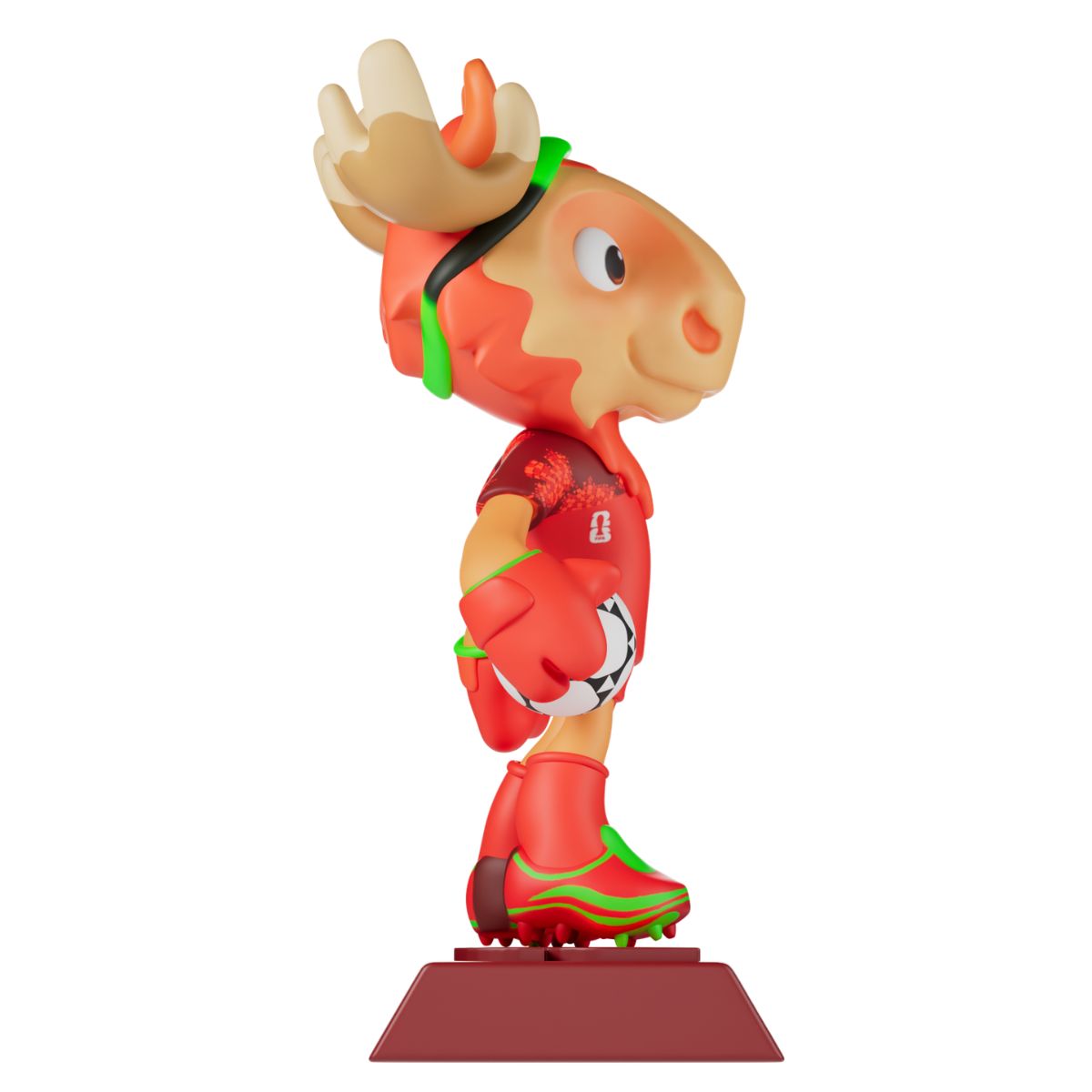 Đồ Chơi Mô Hình Linh Vật World Cup 2026 - Maple Canada 9cm SEASONAL COLLECTION HNSS-WC26-PB9-C001b