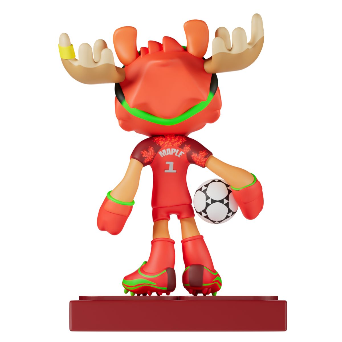 Đồ Chơi Mô Hình Linh Vật World Cup 2026 - Maple Canada 9cm SEASONAL COLLECTION HNSS-WC26-PB9-C001b