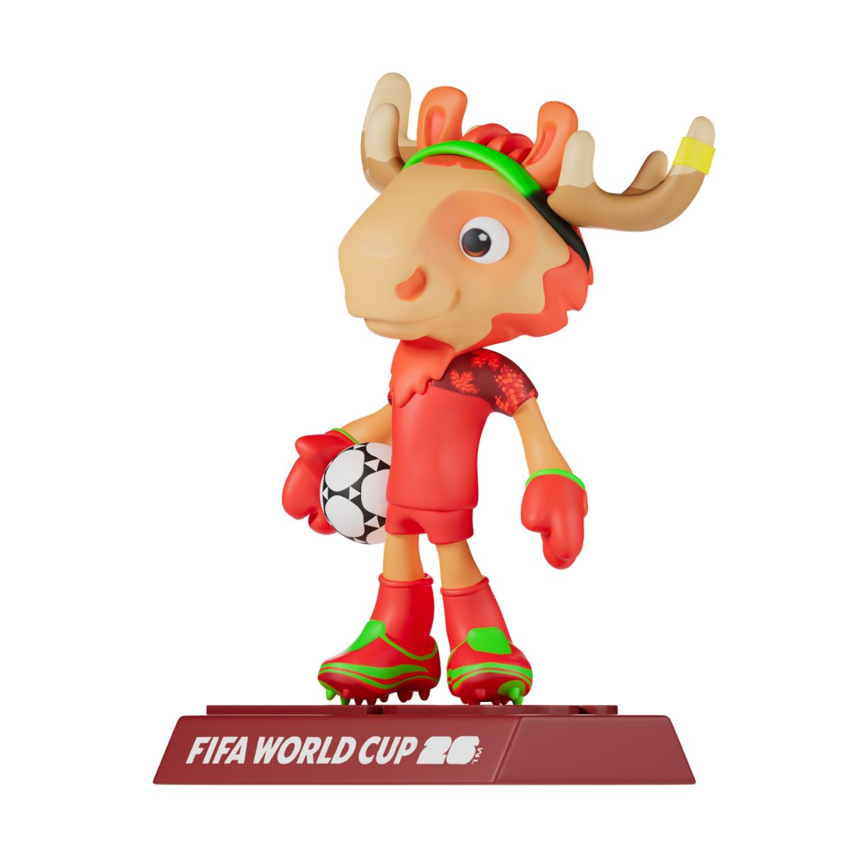 Đồ Chơi Mô Hình Linh Vật World Cup 2026 - Maple Canada 9cm SEASONAL COLLECTION HNSS-WC26-PB9-C001b