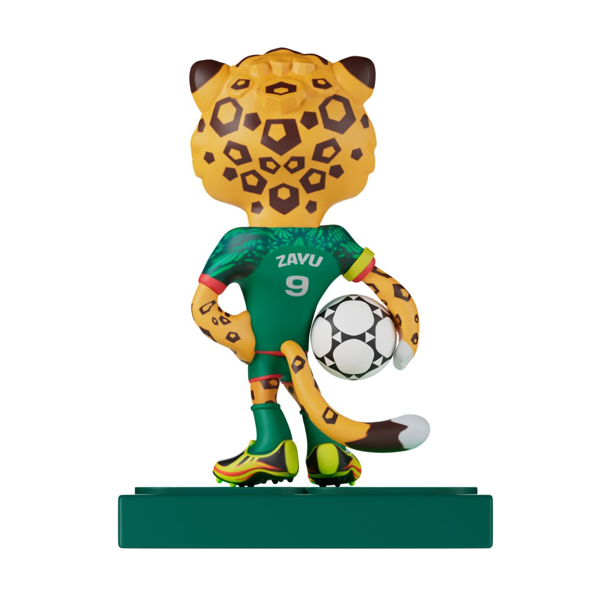 Đồ Chơi Mô Hình Linh Vật World Cup 2026 - Zayu Mexico 9cm SEASONAL COLLECTION HNSS-WC26-PB9-M001b