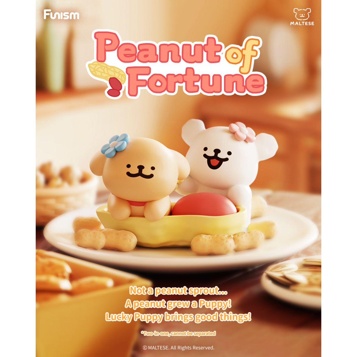 Đồ Chơi Mô Hình Maltese Lucky Paws Series Blind Box FUNISM MX2099