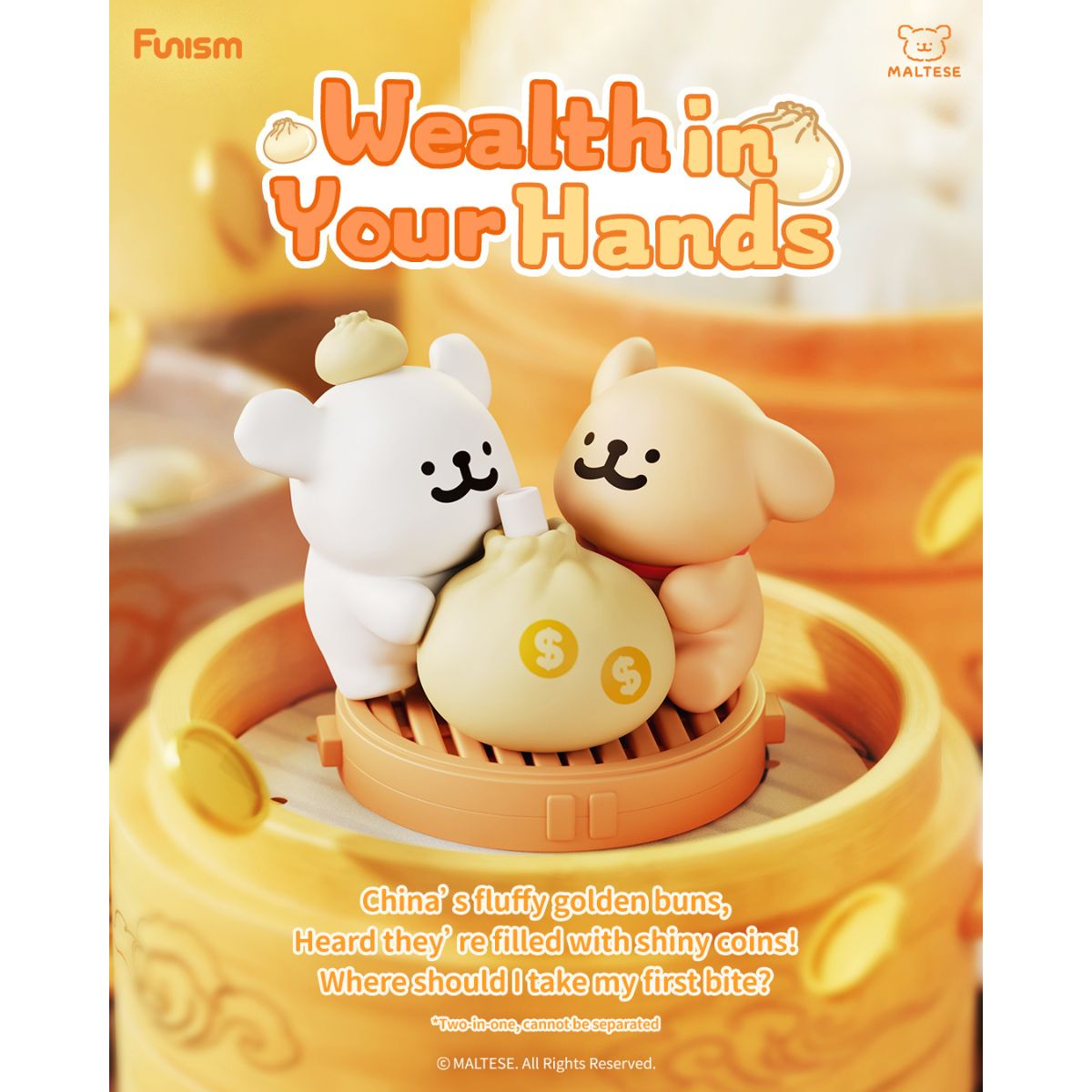 Đồ Chơi Mô Hình Maltese Lucky Paws Series Blind Box FUNISM MX2099