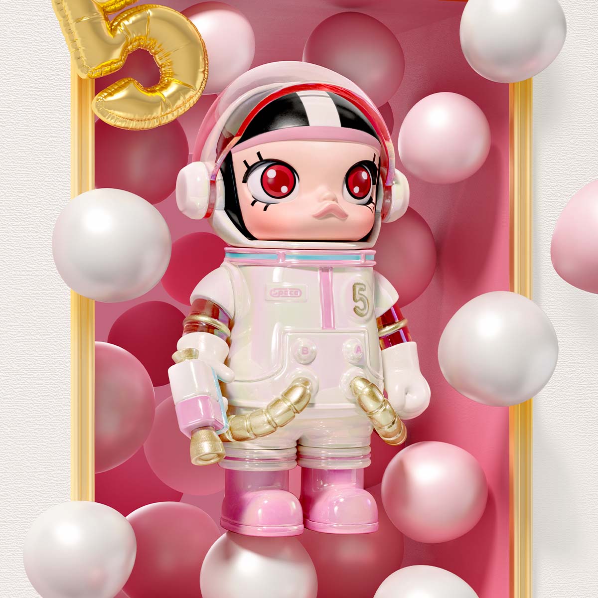 Mô Hình Mega Space Molly 100% Series4 POP MART 6941313009615