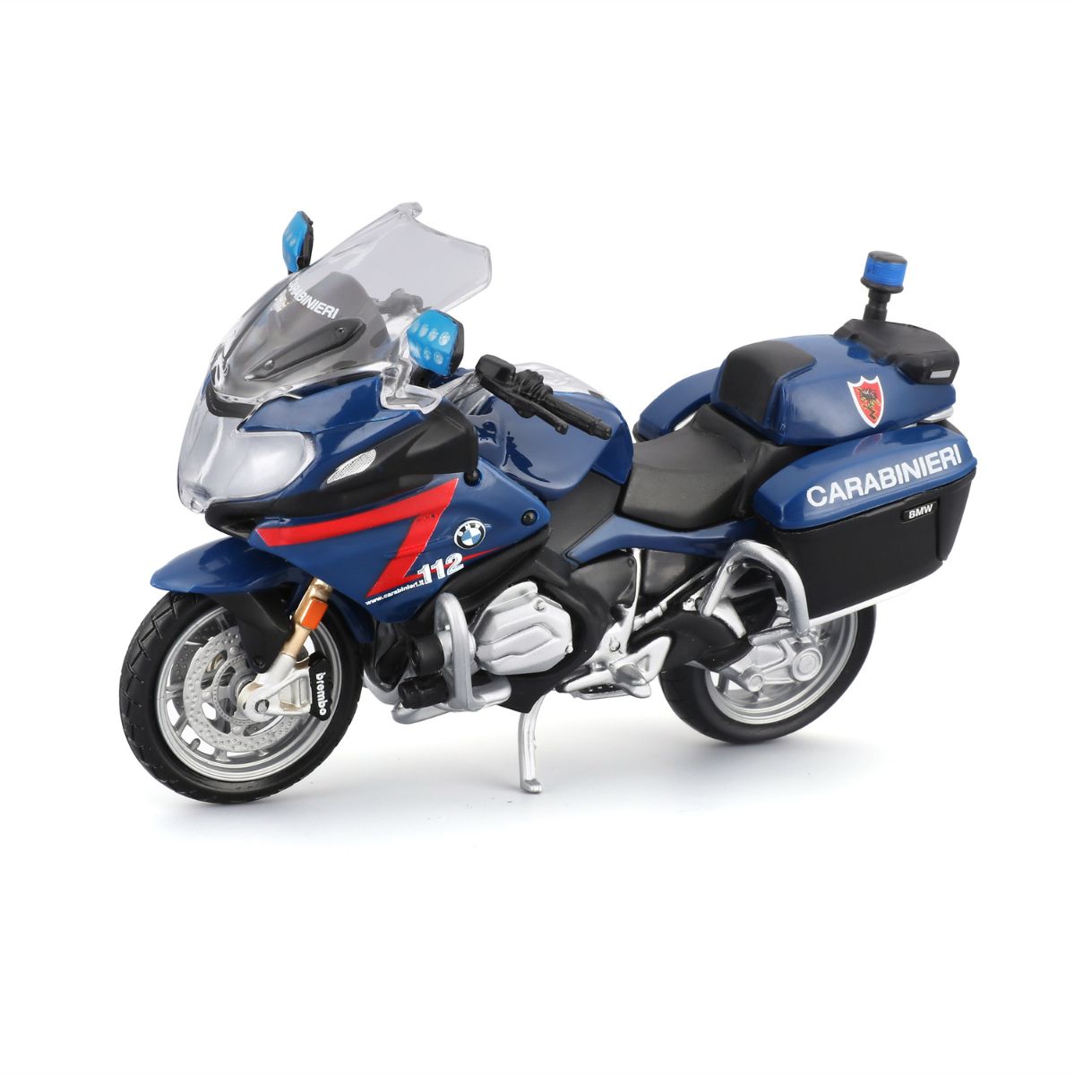 Đồ Chơi Xe Mô Hình Mô Tô Tỉ Lệ 1:18 Xe Cảnh Sát Italian Carbinieri MAISTO IT/32306