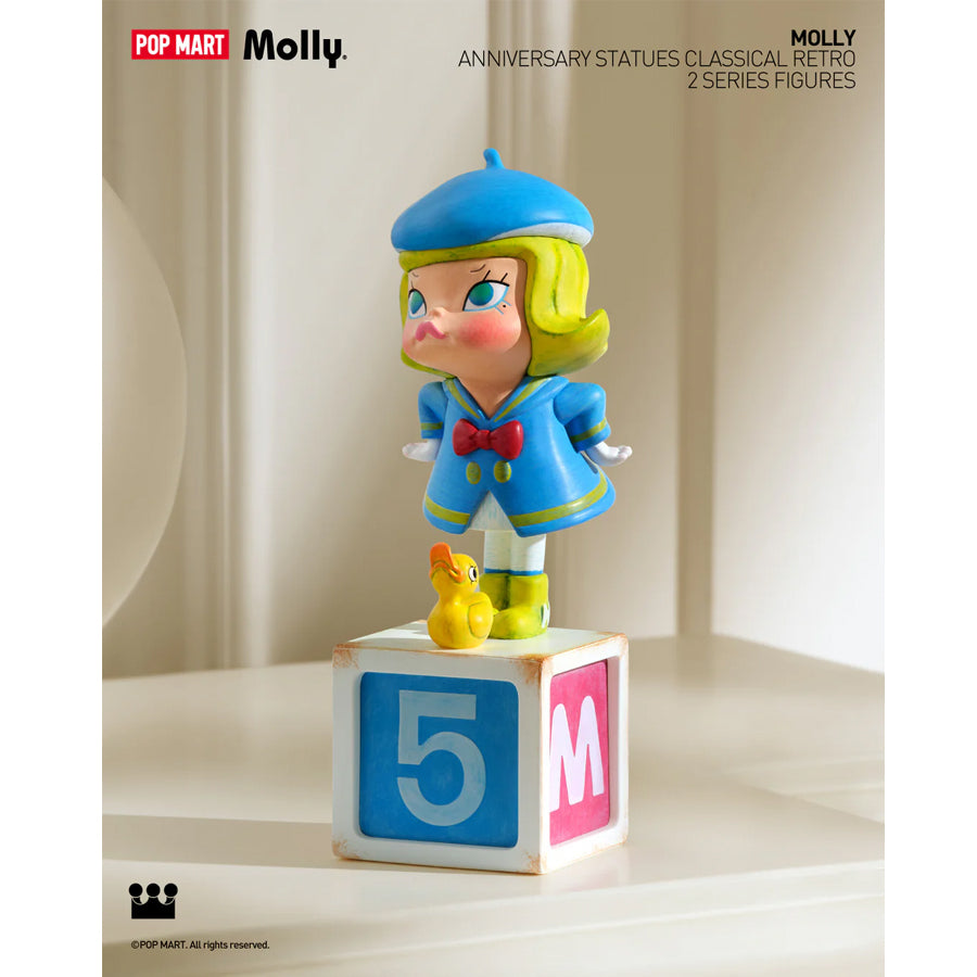 Mô Hình POP MART MOLLY Anniversary Statues Classical Retro 2 6941848287427