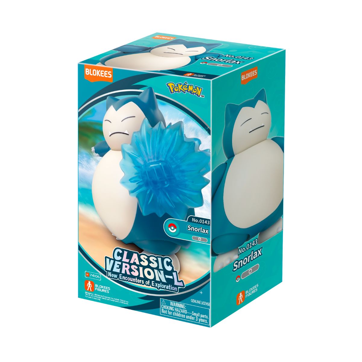 Đồ Chơi Mô Hình Pokemon CV-L Snorlax BLOKEES 74106