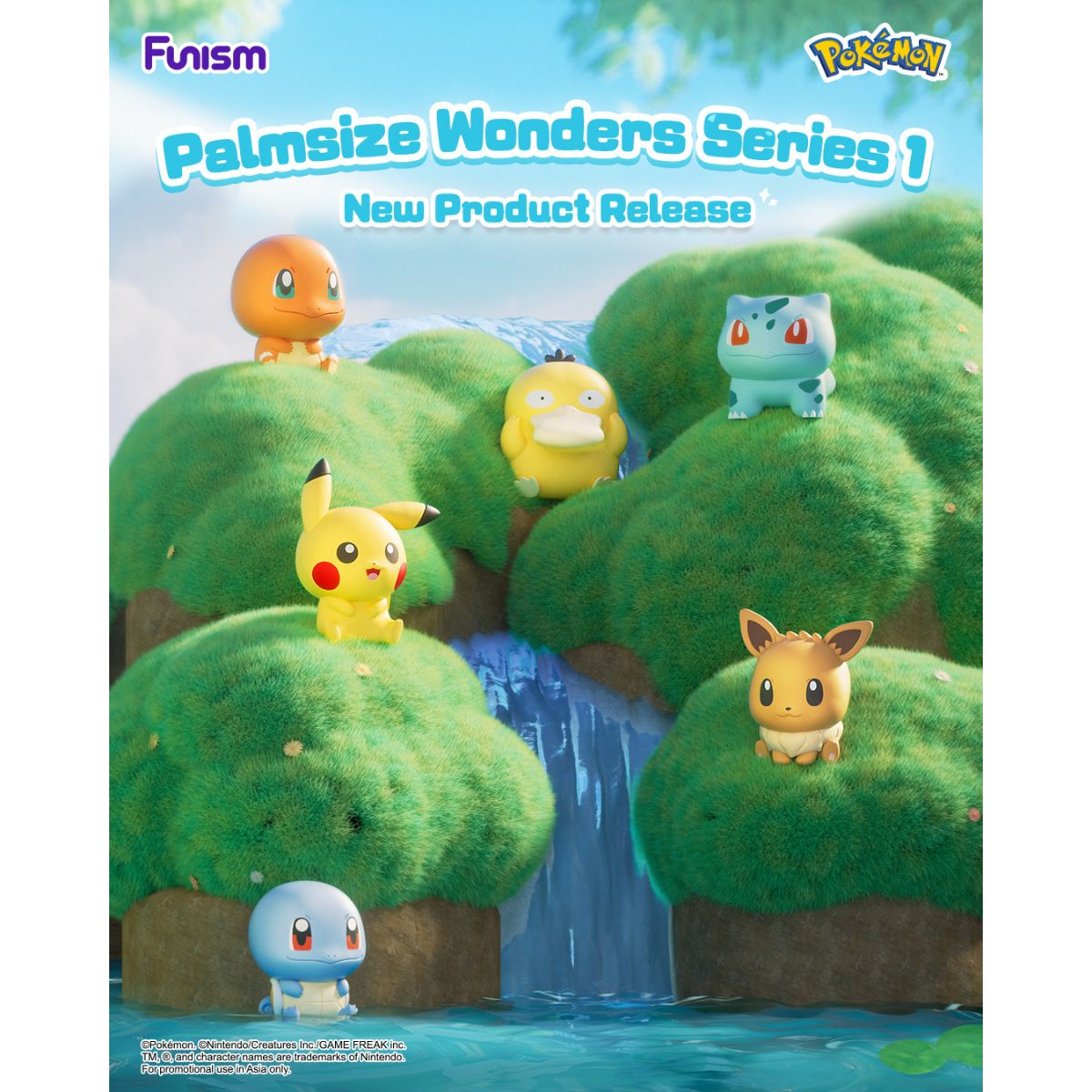 Đồ Chơi Mô Hình Pokemon Palmsize Wonders Mixed FUNISM MX2094
