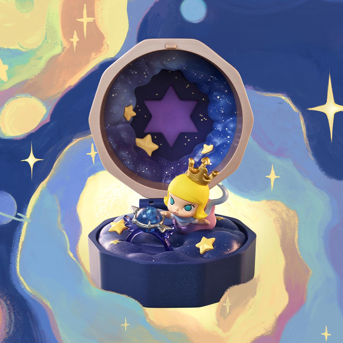 Mô Hình Romantic Ring Box Series 4 Scene Sets POP MART 6941313013803