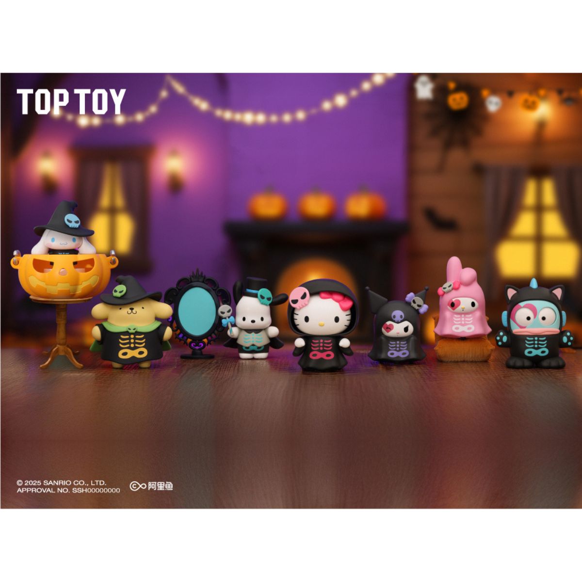 Đồ Chơi Mô Hình Sanrio Characters Halloween Mischief Night Series TOP TOY 2304021710107
