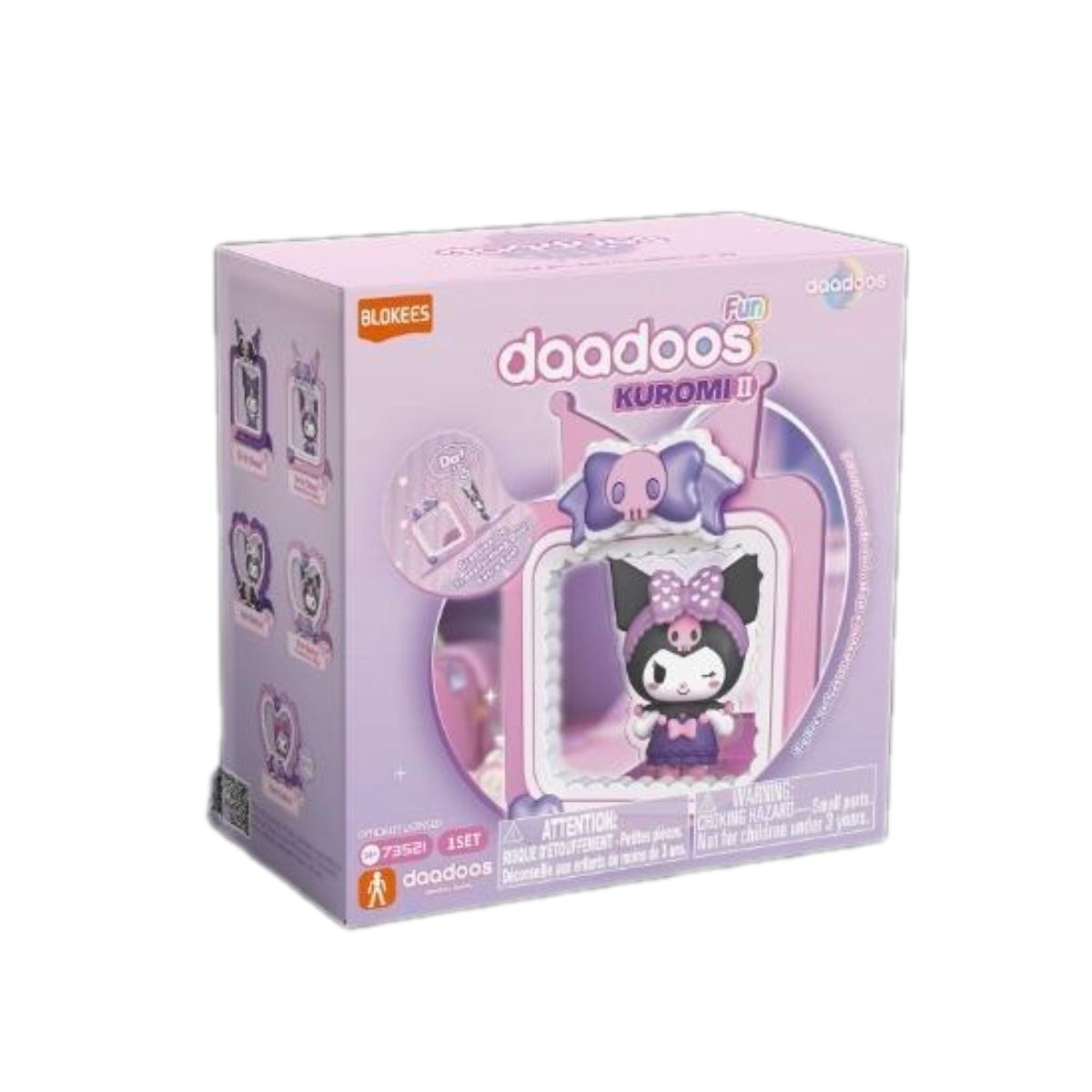 Đồ Chơi Mô Hình Sanrio Dadoos Bộ Sưu Tập Fun Magical Kuromi II BLOKEES 73521