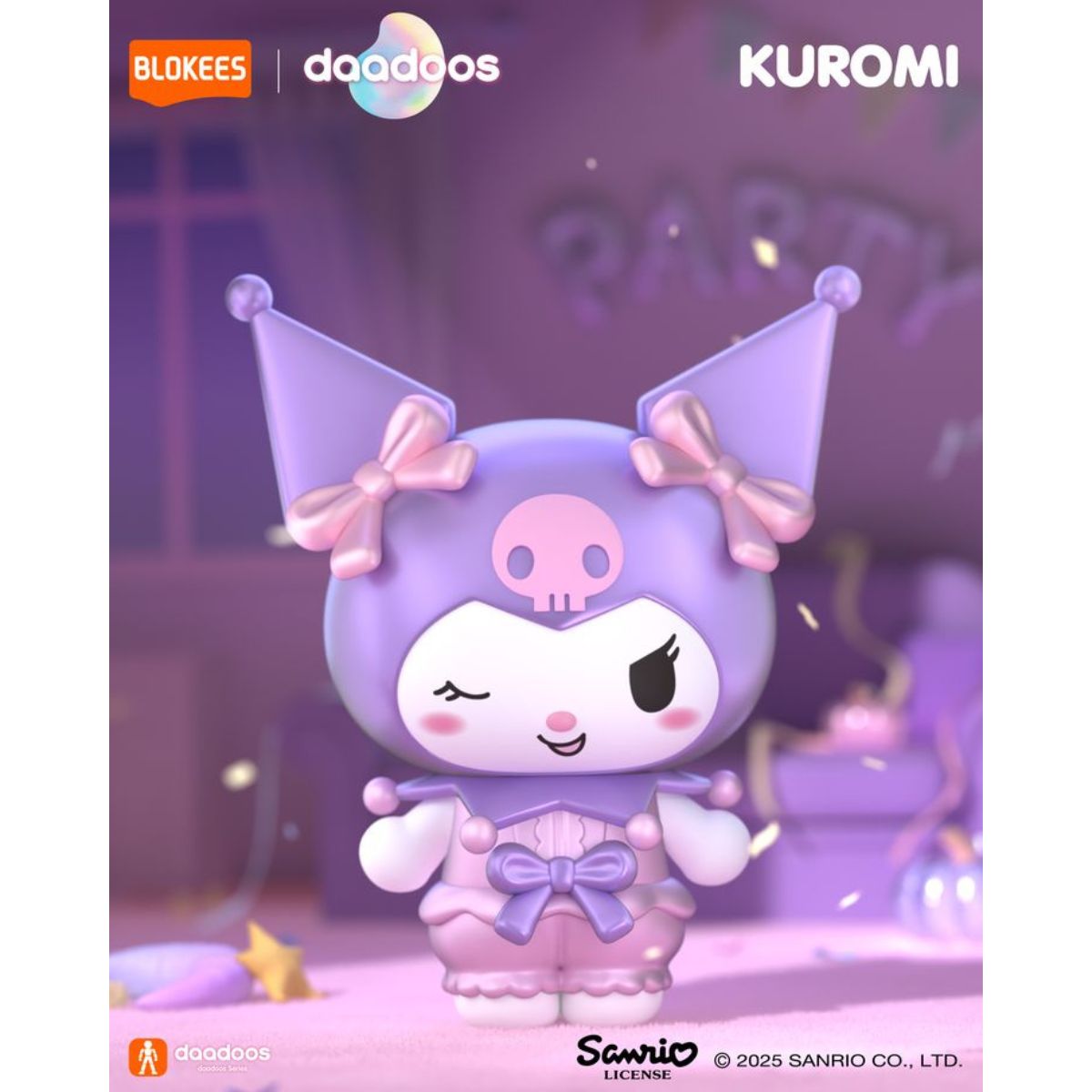 Đồ Chơi Mô Hình Sanrio Dadoos Bộ Sưu Tập Fun Magical Kuromi II BLOKEES 73521