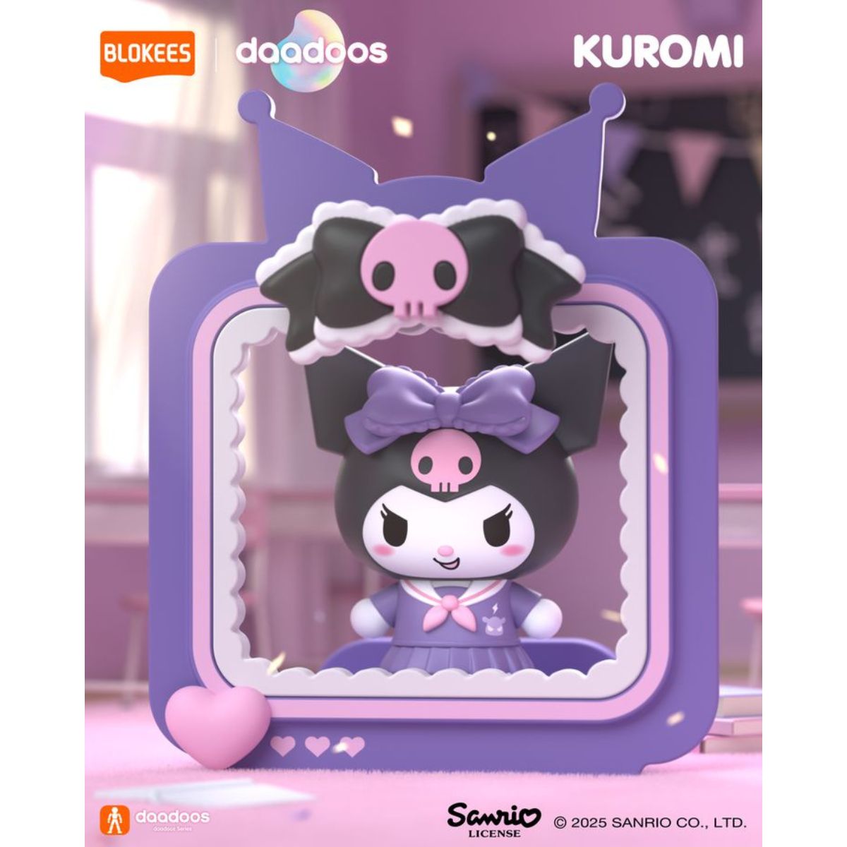 Đồ Chơi Mô Hình Sanrio Dadoos Bộ Sưu Tập Fun Magical Kuromi II BLOKEES 73521