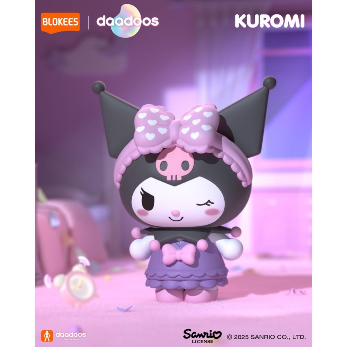 Đồ Chơi Mô Hình Sanrio Dadoos Bộ Sưu Tập Fun Magical Kuromi II BLOKEES 73521