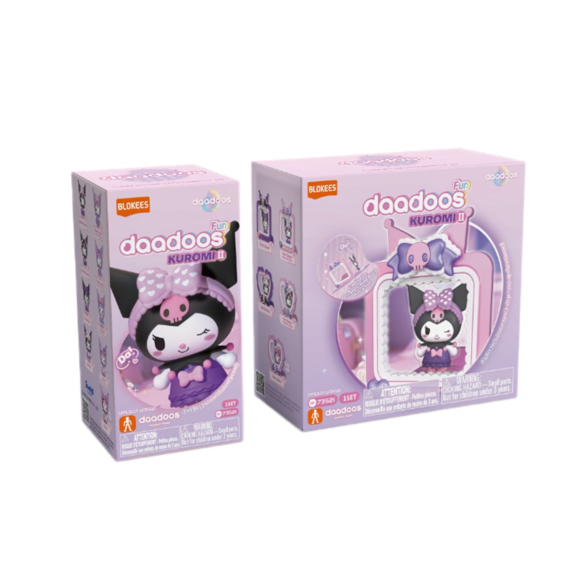 Đồ Chơi Mô Hình Sanrio Dadoos Bộ Sưu Tập Fun Magical Kuromi II BLOKEES 73521