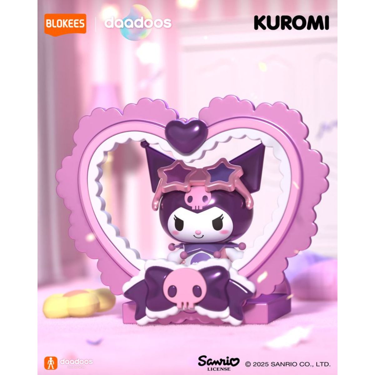 Đồ Chơi Mô Hình Sanrio Dadoos Bộ Sưu Tập Fun Magical Kuromi II BLOKEES 73521