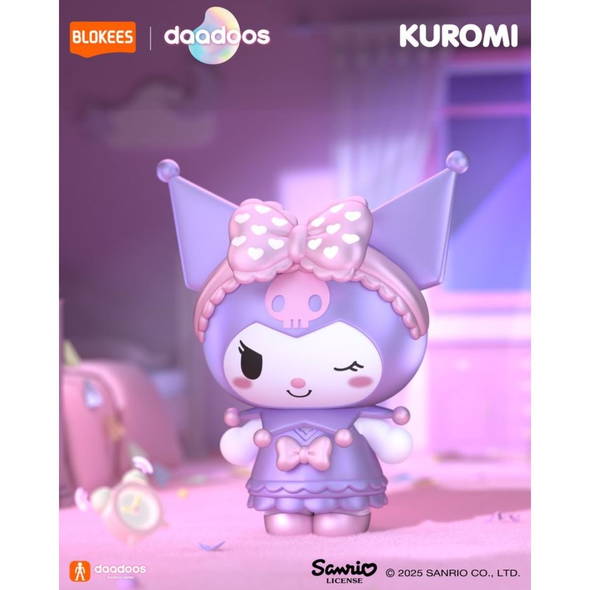 Đồ Chơi Mô Hình Sanrio Dadoos Bộ Sưu Tập Fun Magical Kuromi II BLOKEES 73521