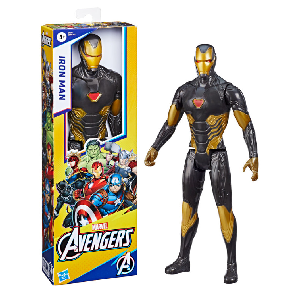 Mô Hình Siêu Anh Hùng Black Gold Iron Man Titan 30cm Avengers E3308