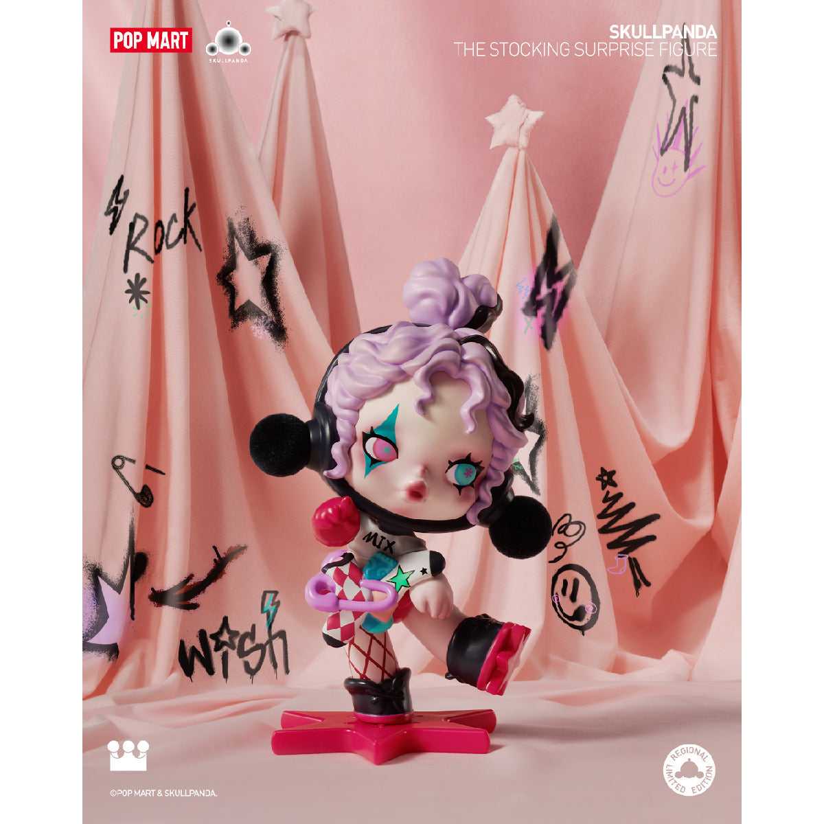 Mô Hình Skullpanda The Stocking Surprise Figure POP MART 6931571014261