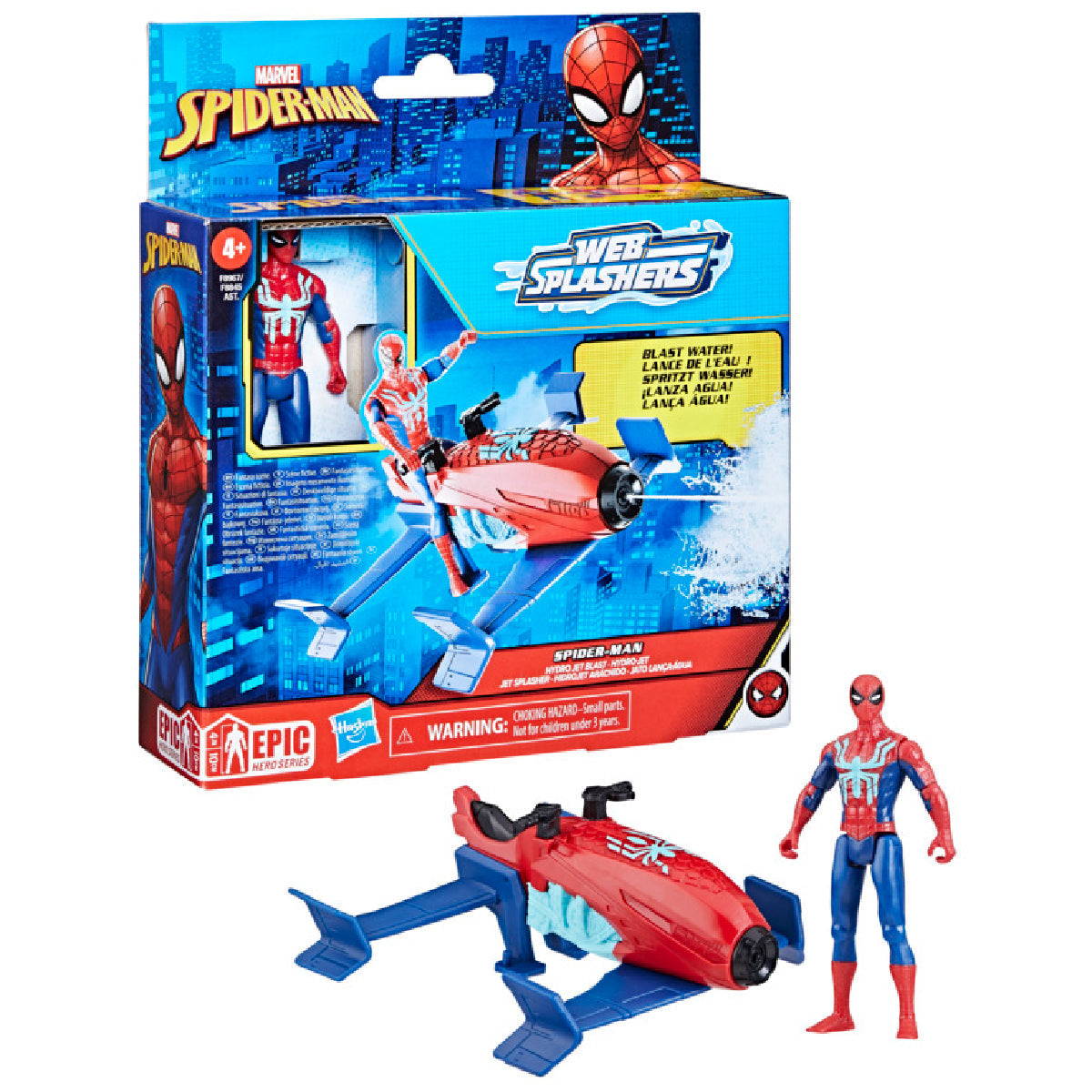 Mô Hình Người Nhện 4 Inch Cùng Phương Tiện Chiến Đấu Spiderman F8845