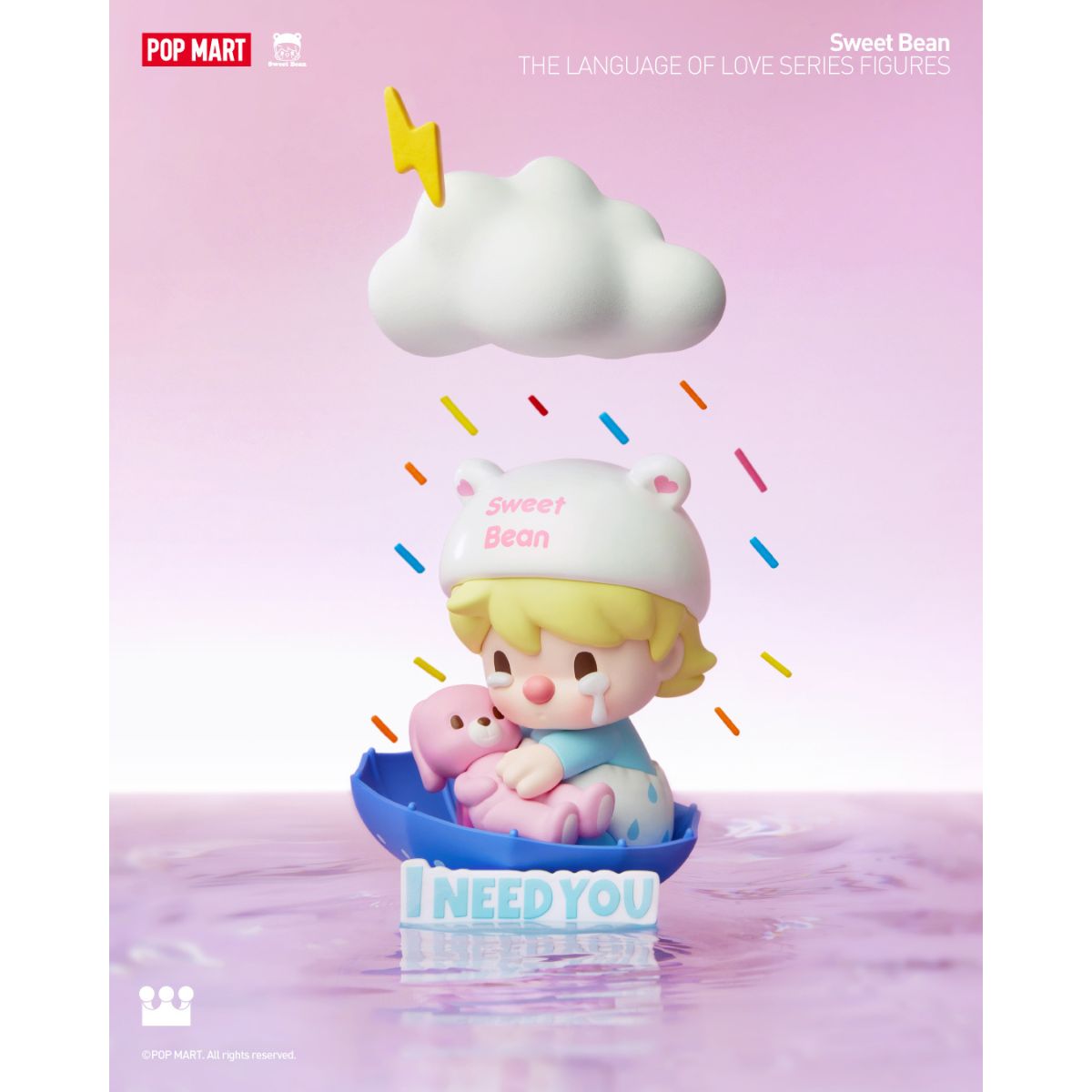 Mô Hình Sweet Bean The Language Of Love Series Figures POP MART 6931571068691