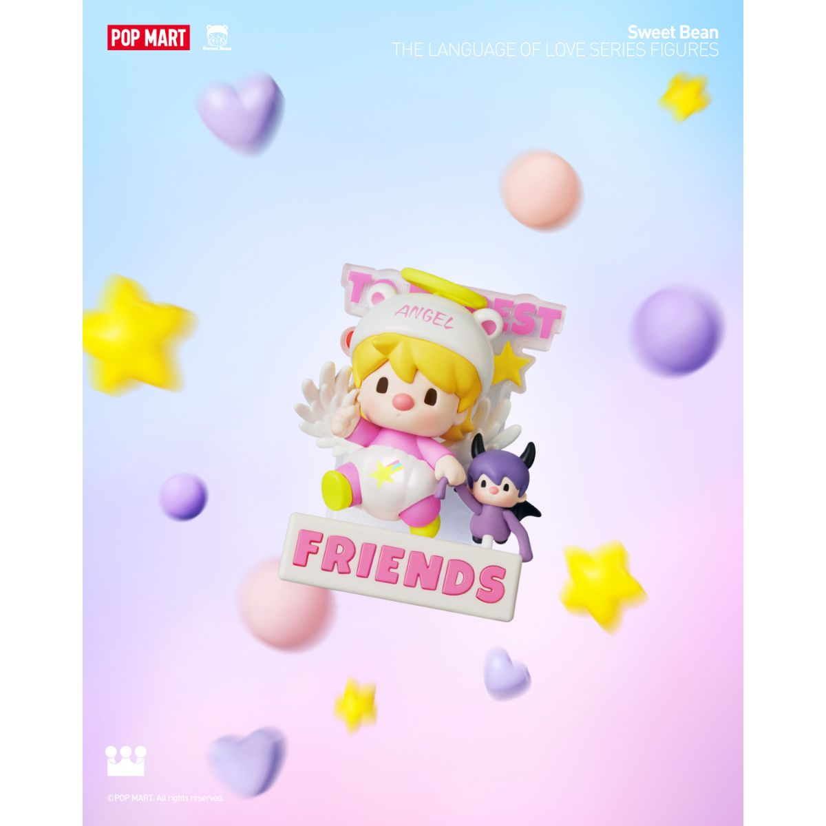 Mô Hình Sweet Bean The Language Of Love Series Figures POP MART 6931571068691