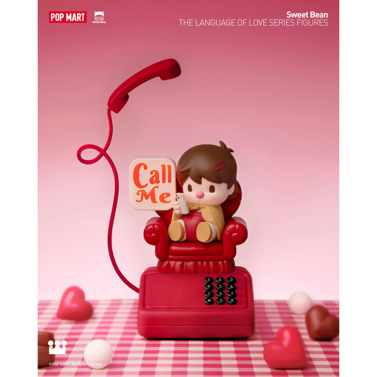 Mô Hình Sweet Bean The Language Of Love Series Figures POP MART 6931571068691