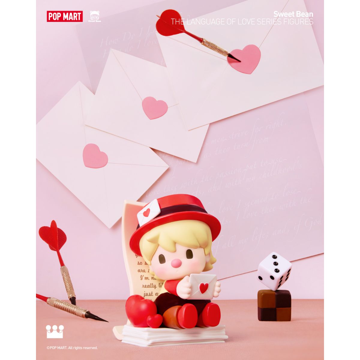 Mô Hình Sweet Bean The Language Of Love Series Figures POP MART 6931571068691