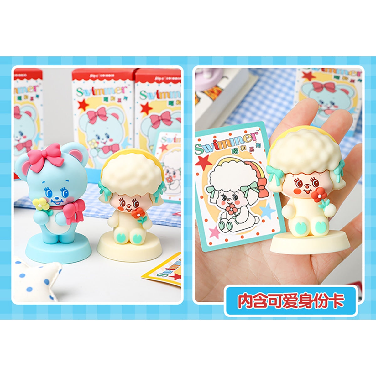 Đồ Chơi Mô Hình Swimmer Showa Series Figurine Surprise Blind Box OTHER ART TOYS JS-0331