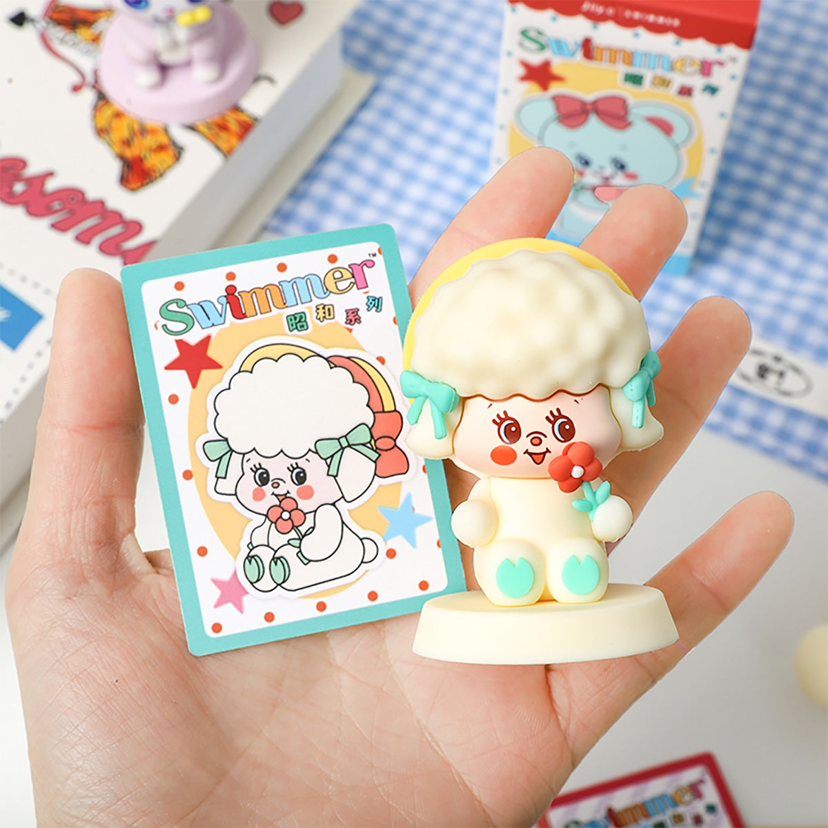 Đồ Chơi Mô Hình Swimmer Showa Series Figurine Surprise Blind Box OTHER ART TOYS JS-0331
