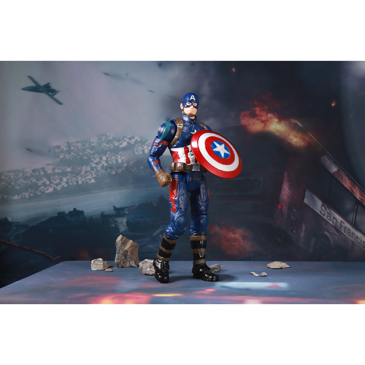 Mô Hình Tác Chiến Captain America ZD TOYS 1911-01