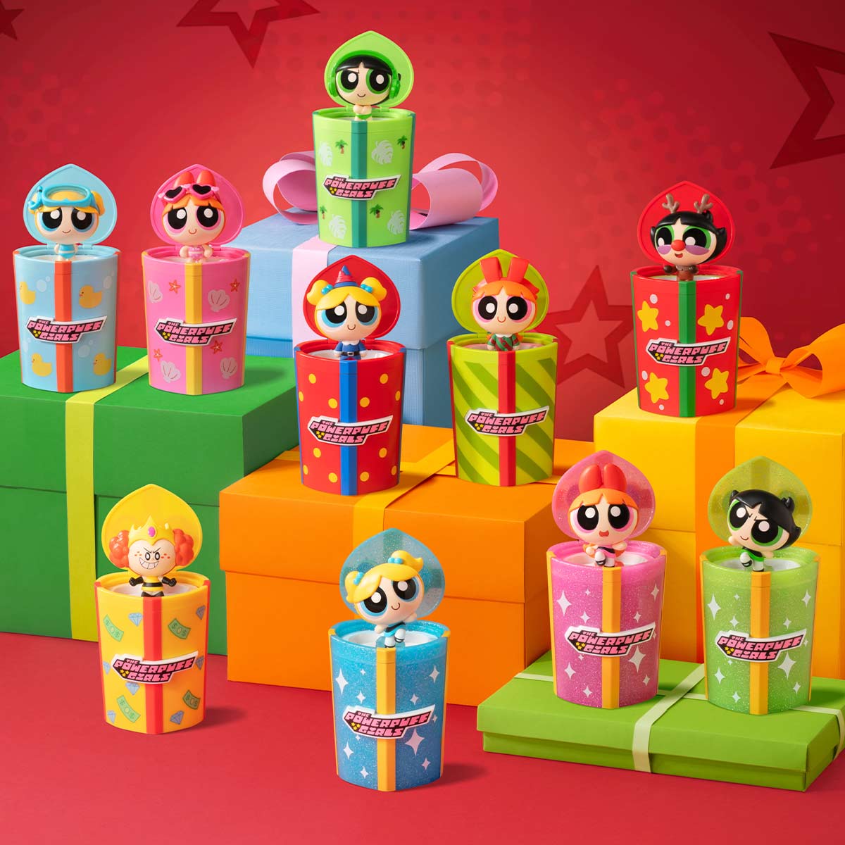 Mô Hình The Powerpuff Girls Party Surprise Series Figures POP MART 6931571084141