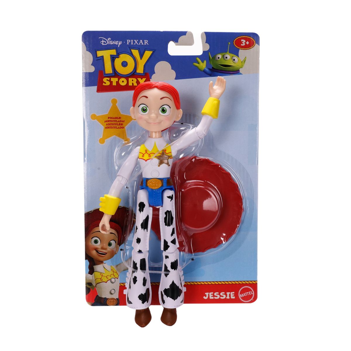 Đồ Chơi Mô Hình TS5 - Jessi 7 Inch Kèm Huy Hiệu TOY STORY JKV16/JKV13